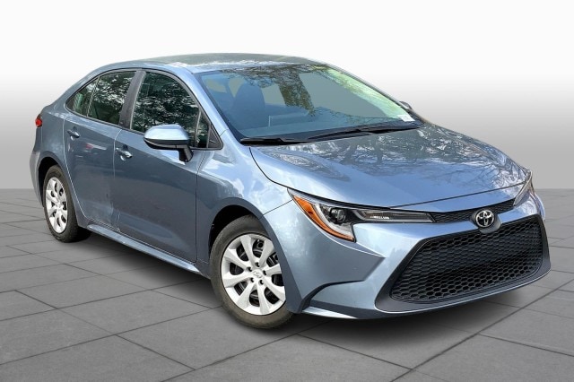 Certified 2021 Toyota Corolla LE with VIN 5YFEPMAEXMP166962 for sale in Houston, TX