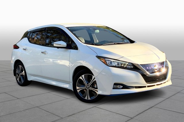 Used 2022 Nissan LEAF SL Plus with VIN 1N4BZ1DVXNC558542 for sale in Houston, TX