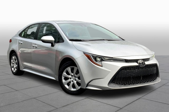 Certified 2020 Toyota Corolla LE with VIN 5YFEPRAE4LP075892 for sale in Houston, TX