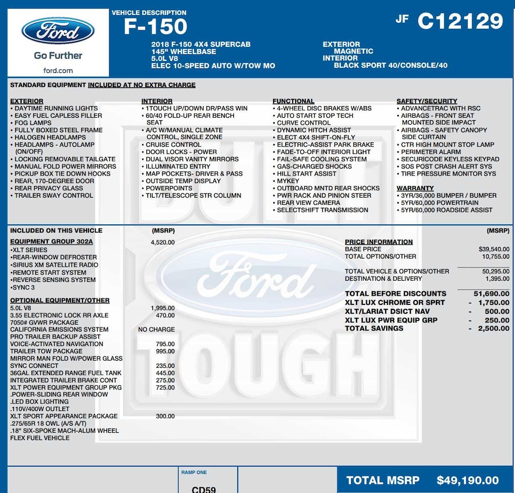 Used 2018 Ford F-150 Truck SuperCab Styleside