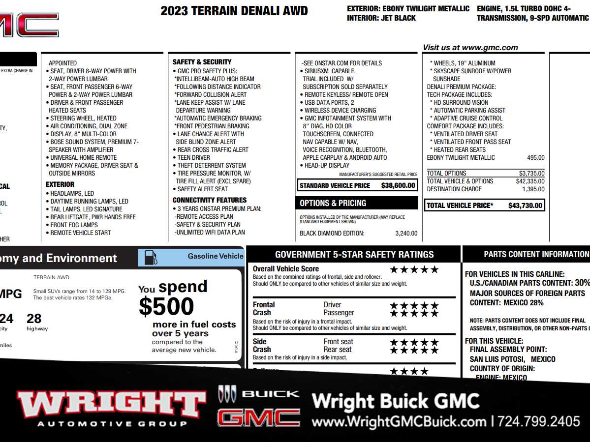 2023 GMC Terrain SUV 