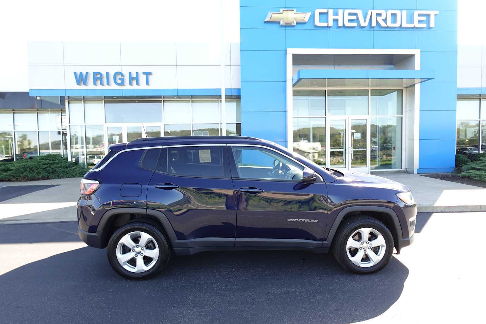 Used 2018 Jeep Compass Latitude with VIN 3C4NJDBB9JT332077 for sale in Baden, PA