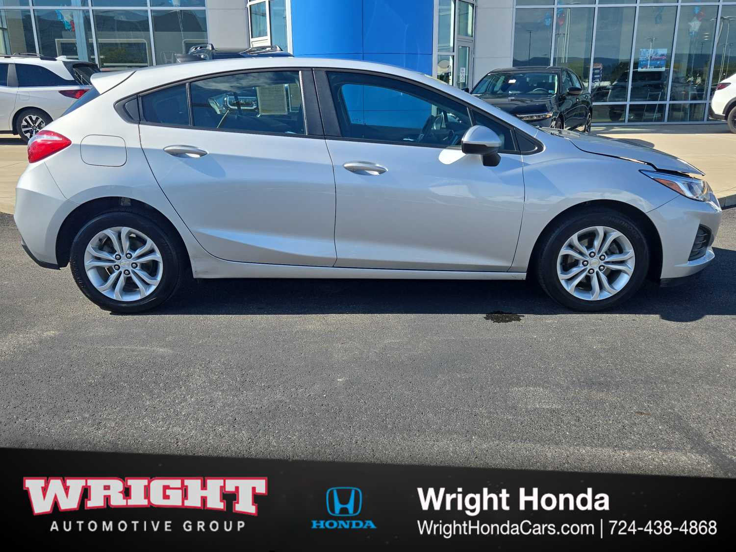 Used 2019 Chevrolet Cruze LS with VIN 3G1BC6SM1KS553067 for sale in Uniontown, PA