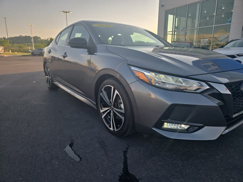 Used 2021 Nissan Sentra SR with VIN 3N1AB8DV7MY298788 for sale in Uniontown, PA