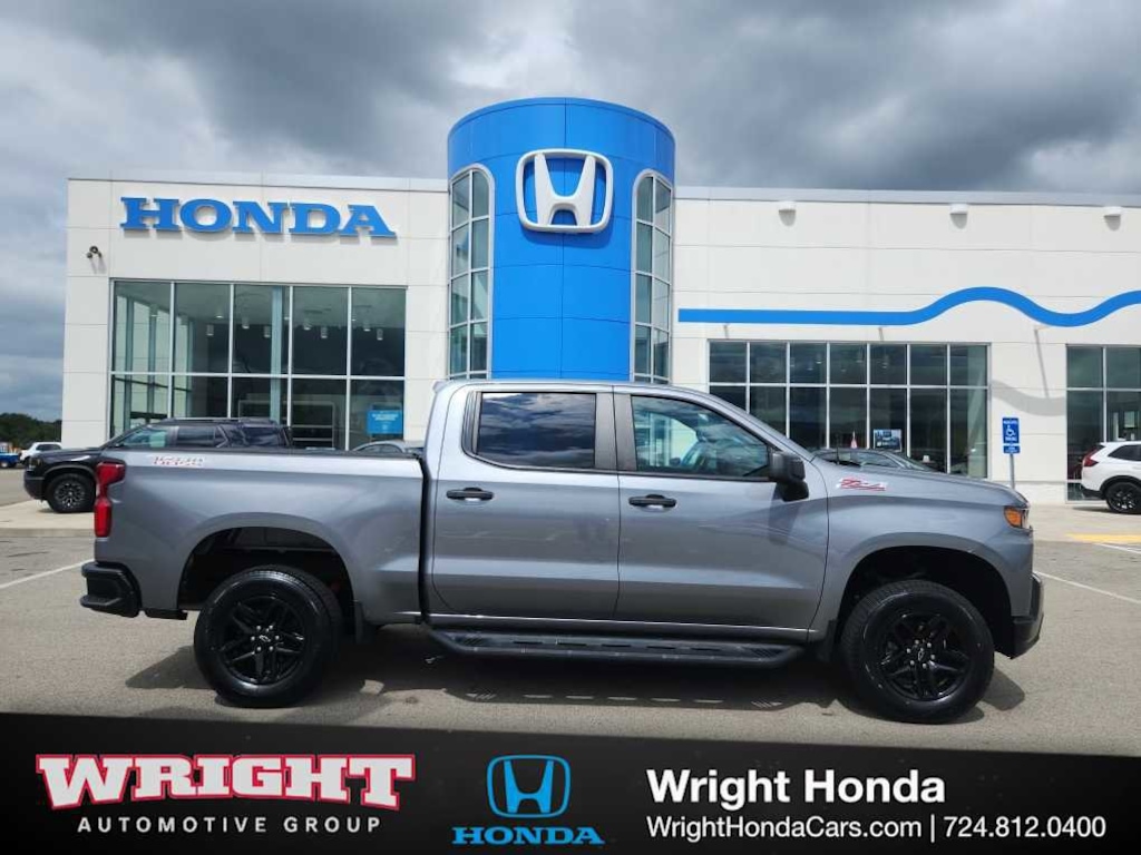 Used 2021 Chevrolet Silverado 1500 Custom Trail Boss Truck Crew Cab