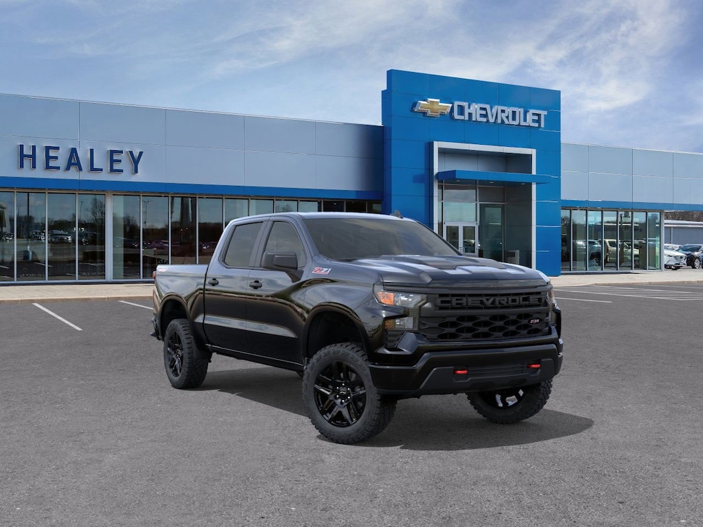New 2025 Chevrolet Silverado 1500 Custom Trail Boss Truck Crew Cab