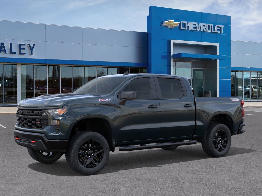 New 2026 Chevrolet Silverado 1500 Custom Trail Boss Truck Crew Cab