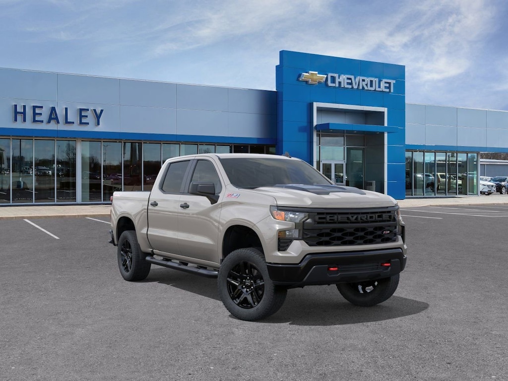New 2026 Chevrolet Silverado 1500 Custom Trail Boss Truck Crew Cab