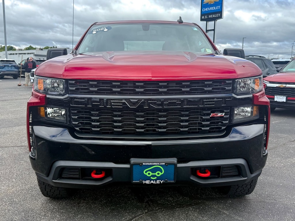Used 2021 Chevrolet Silverado 1500 Custom Trail Boss Truck Crew Cab