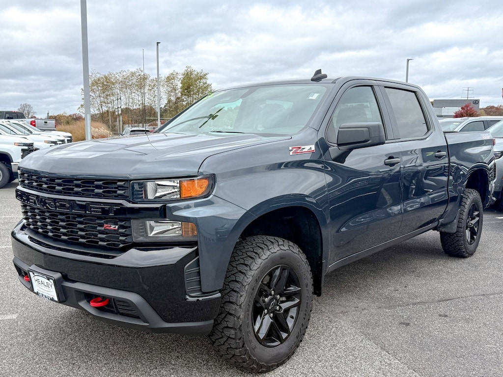 Used 2021 Chevrolet Silverado 1500 Custom Trail Boss Truck Crew Cab