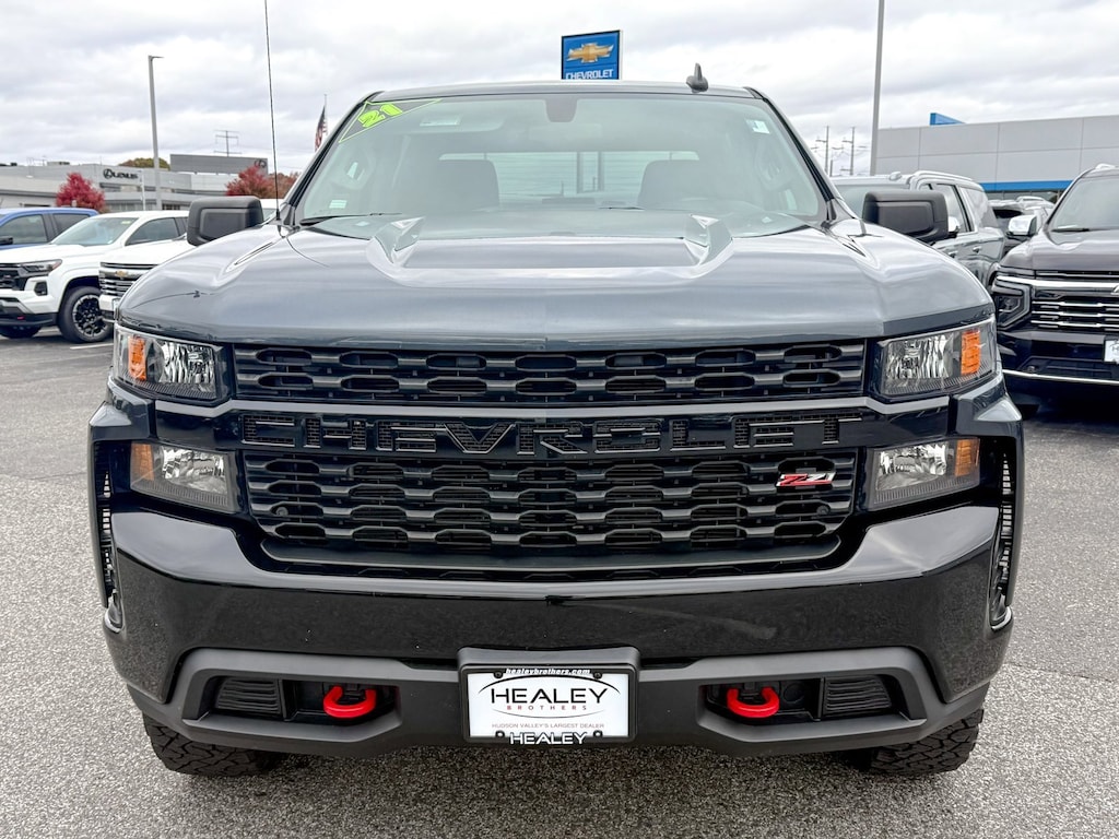 Used 2021 Chevrolet Silverado 1500 Custom Trail Boss Truck Crew Cab