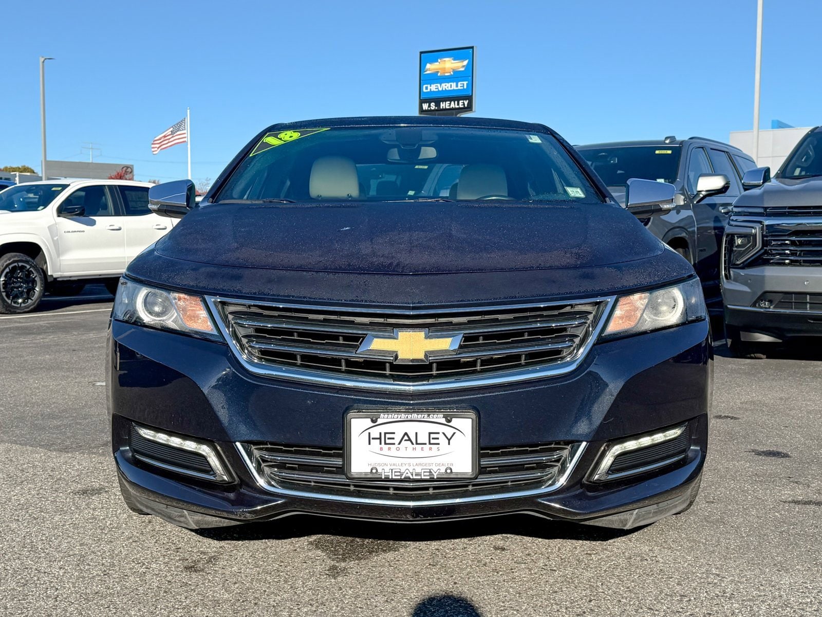 Used 2018 Chevrolet Impala Premier with VIN 2G1125S37J9100857 for sale in New Hampton, NY