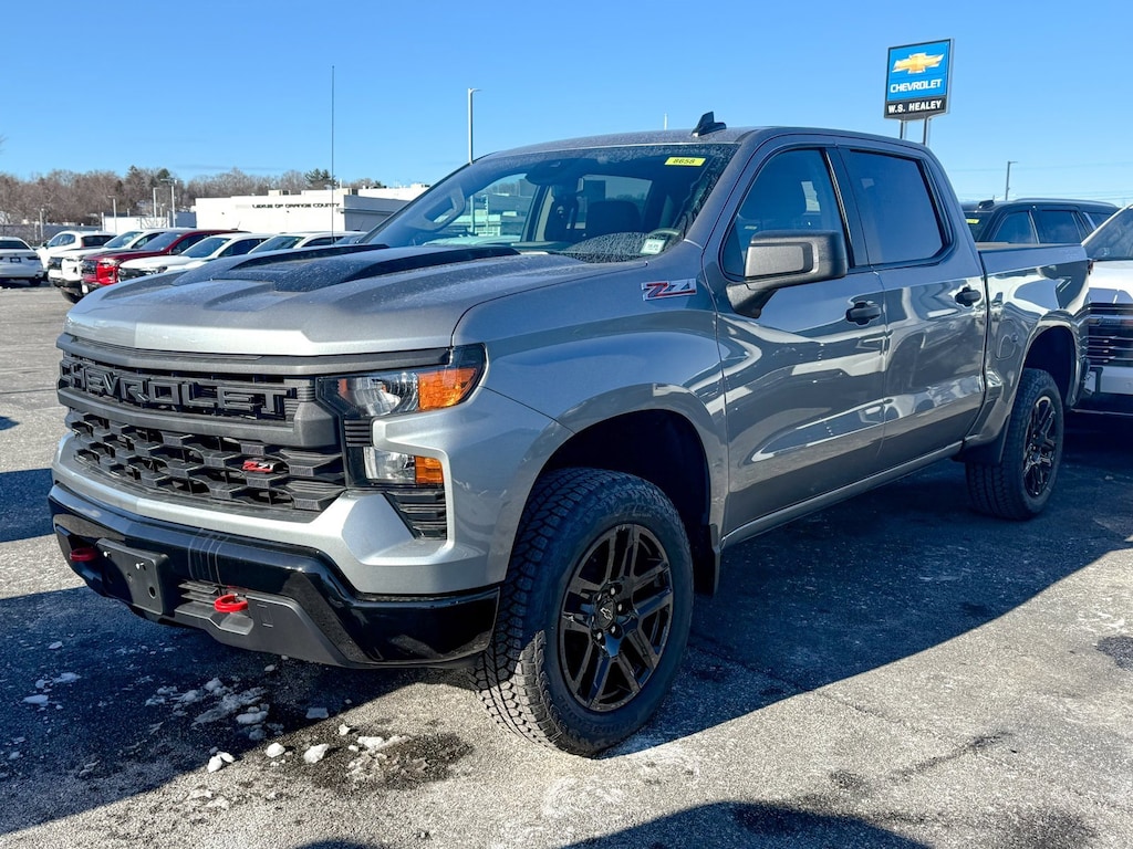 New 2026 Chevrolet Silverado 1500 Custom Trail Boss Truck Crew Cab