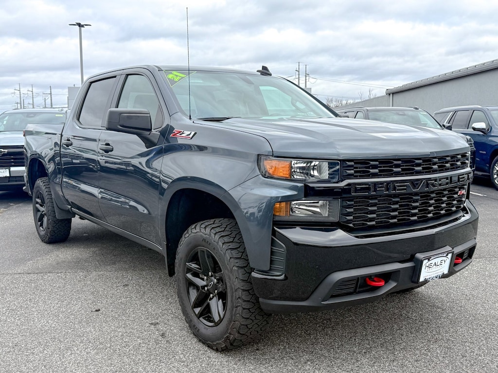 Used 2021 Chevrolet Silverado 1500 Custom Trail Boss Truck Crew Cab
