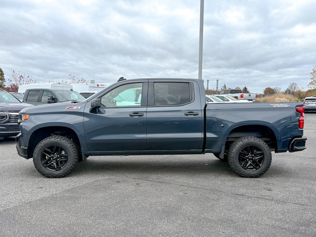 Used 2021 Chevrolet Silverado 1500 Custom Trail Boss Truck Crew Cab