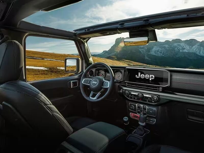 2025 Jeep Wrangler interior tech