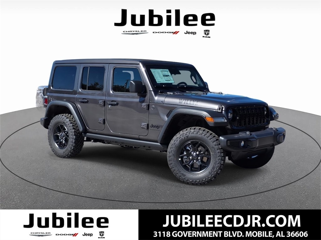 New 2026 Jeep Wrangler 4-DOOR WILLYS Sport Utility