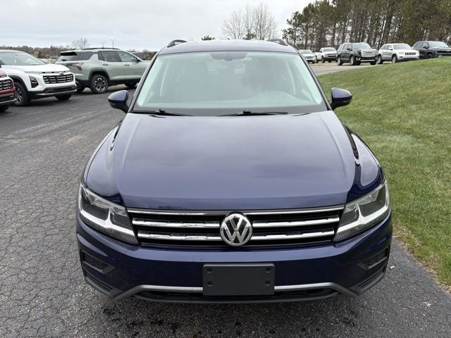 Used 2021 Volkswagen Tiguan SE with VIN 3VV2B7AX4MM025768 for sale in Manistee, MI