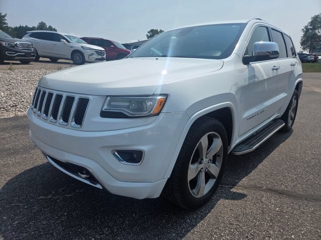 Used 2014 Jeep Grand Cherokee Overland with VIN 1C4RJFCG6EC432288 for sale in Manistee, MI