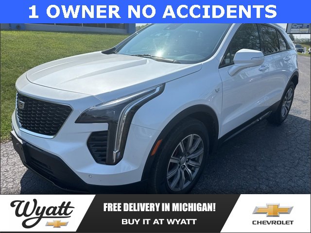 Used 2021 Cadillac XT4 Sport with VIN 1GYFZFR40MF014244 for sale in Manistee, MI