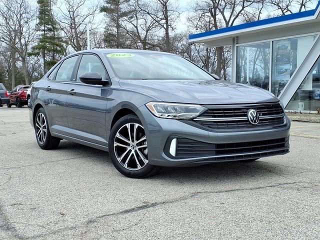 Used 2023 Volkswagen Jetta Sport with VIN 3VWBM7BU7PM023852 for sale in Manistee, MI
