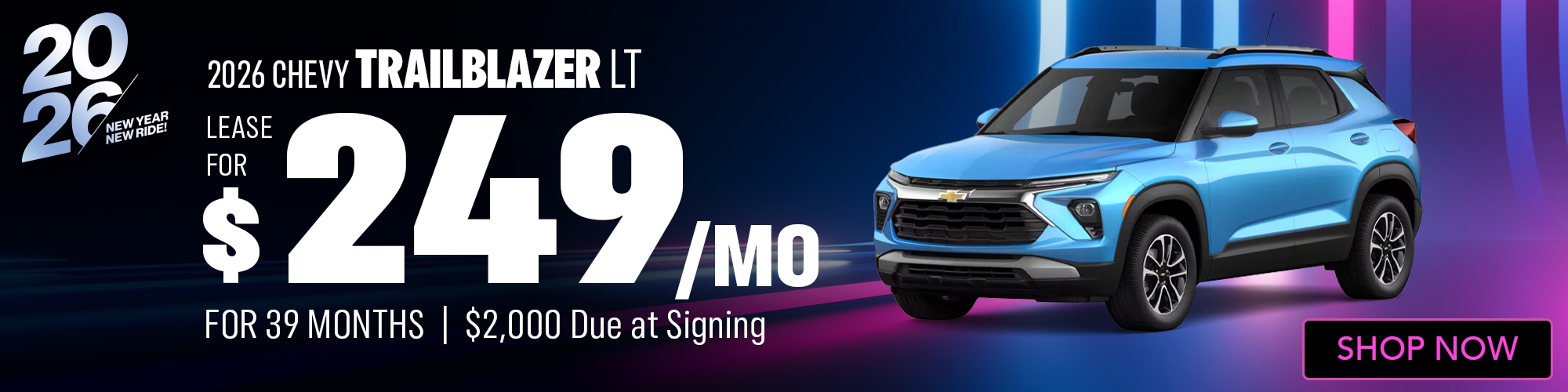 New 2026 Chevy Trailblazer LT AWD