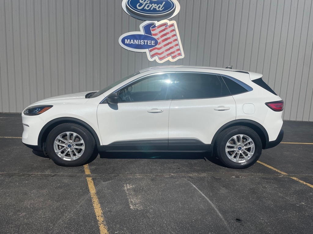 Used 2022 Ford Escape SE with VIN 1FMCU9G65NUA15699 for sale in Manistee, MI