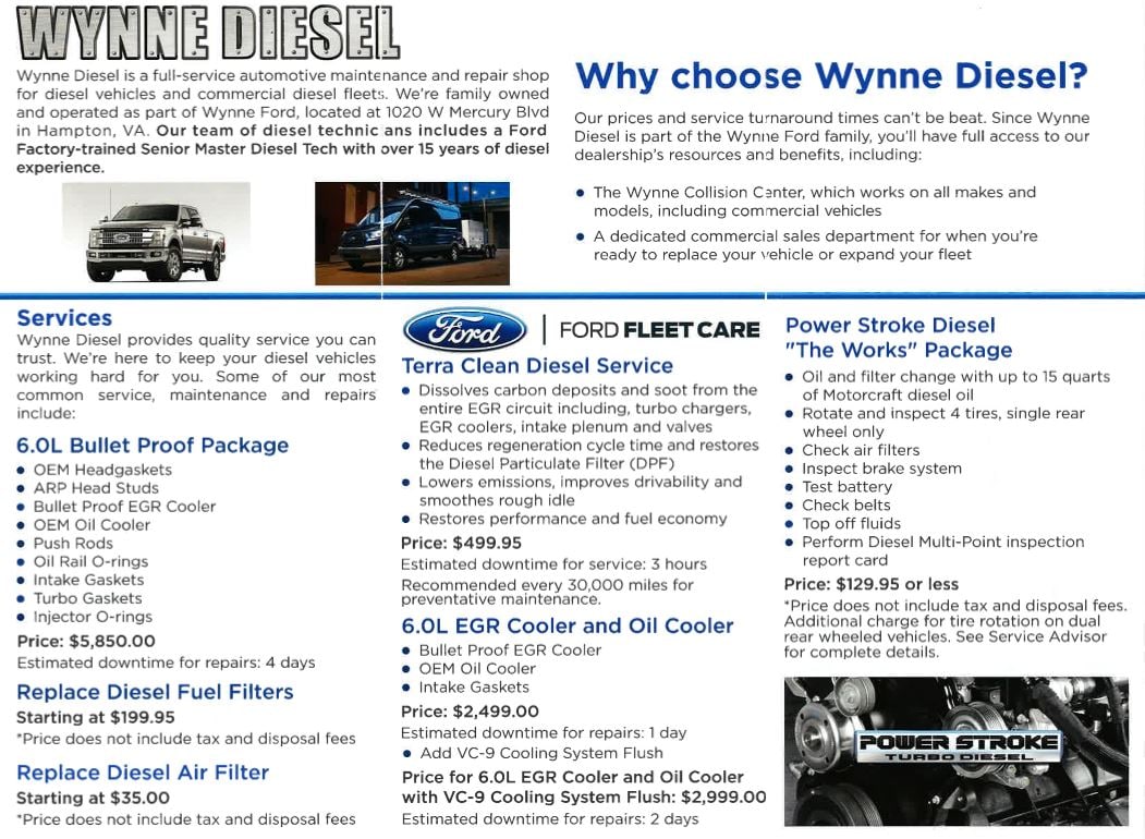 Wynne Diesel Wynne Ford