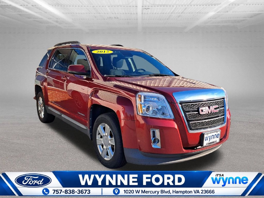 Used 2012 GMC Terrain SLE-2 with VIN 2GKALSEK3C6254044 for sale in Hampton, VA