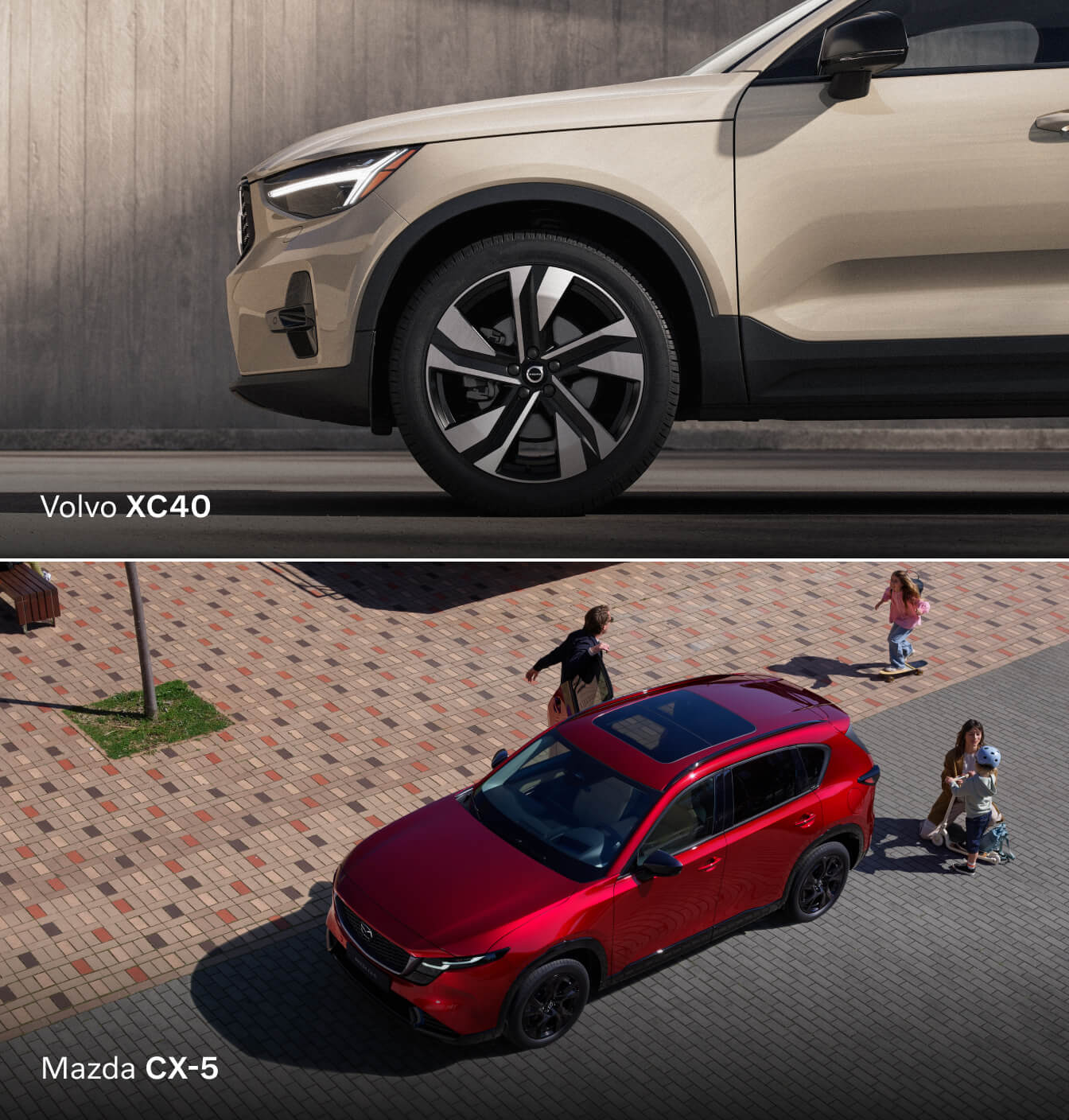 Mazda CX-5 vs. Volvo XC40 Safety features