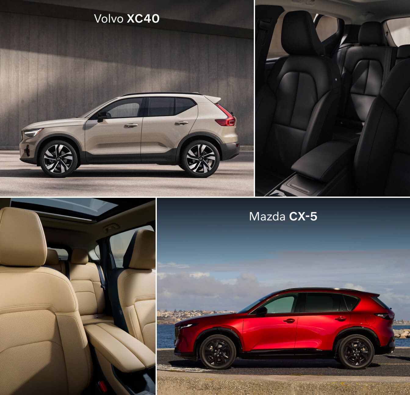 Volvo XC40 vs. Mazda CX-5 Interior and Exterior comparison
