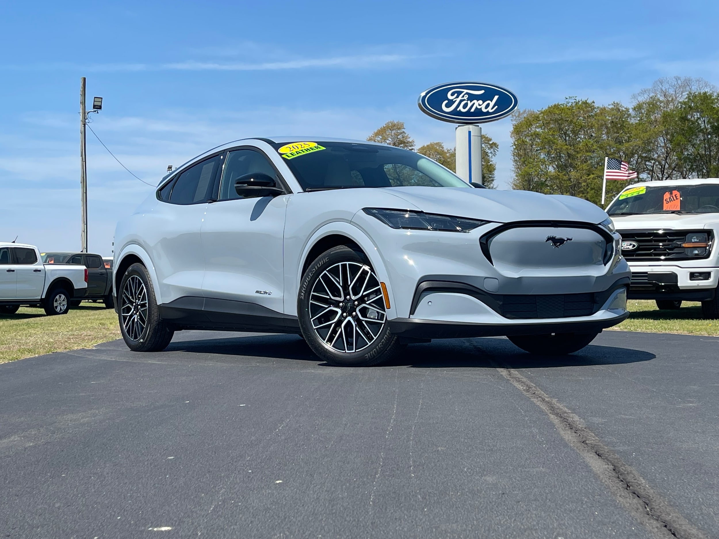 Used 2025 Ford Mustang Mach-E Premium RWD with VIN 3FMTK3R43SMA05591 for sale in La Grange, NC