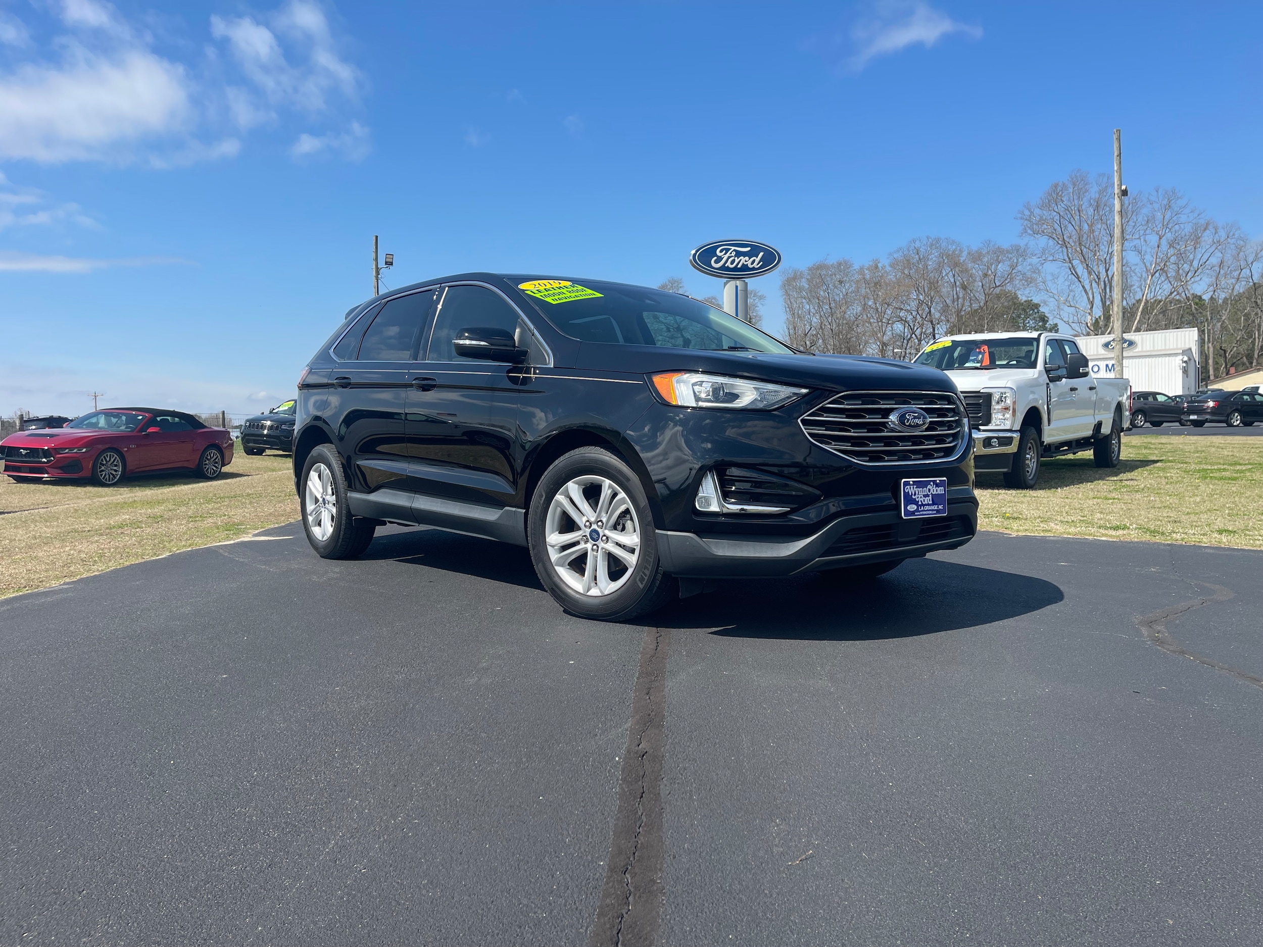 Certified 2019 Ford Edge SEL with VIN 2FMPK3J9XKBB59421 for sale in La Grange, NC