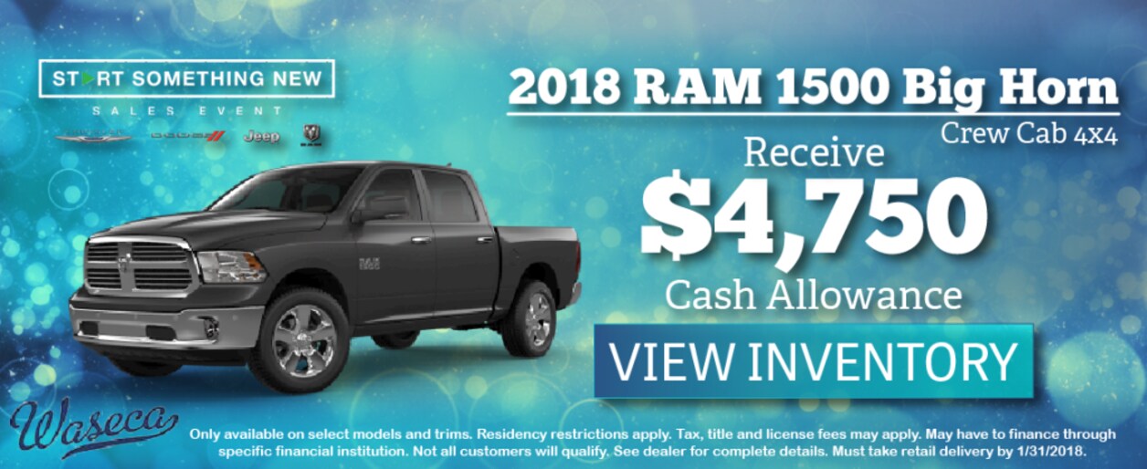 New Chrysler Dodge Jeep Ram &amp; Used Car Dealer in Waseca MN