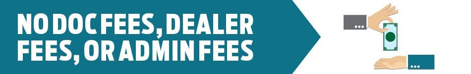 No Doc Fees, Dealer Fees, Or Admin Fees No Doc Fees, Dealer Fees, Or Admin Fees