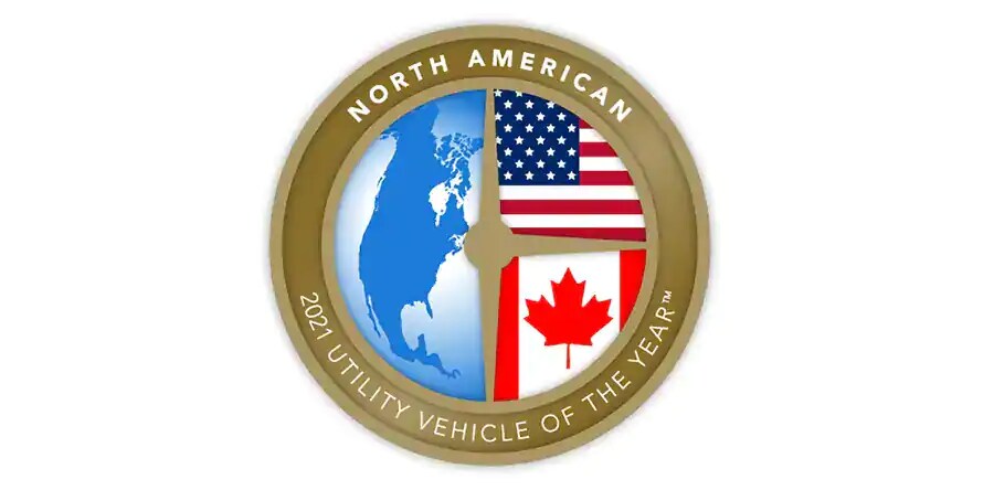 Link to North American 2021 Utility Vehicle of the Year logo