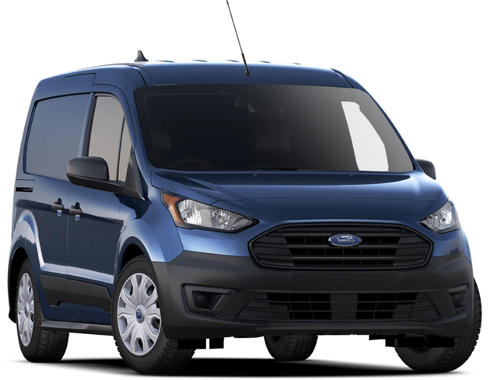 2023 Ford Transit Connect shown in Blue Metallic