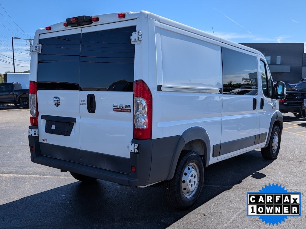 Certified 2018 Ram Promaster Cargo Van Low Roof Cargo Van Cargo Van