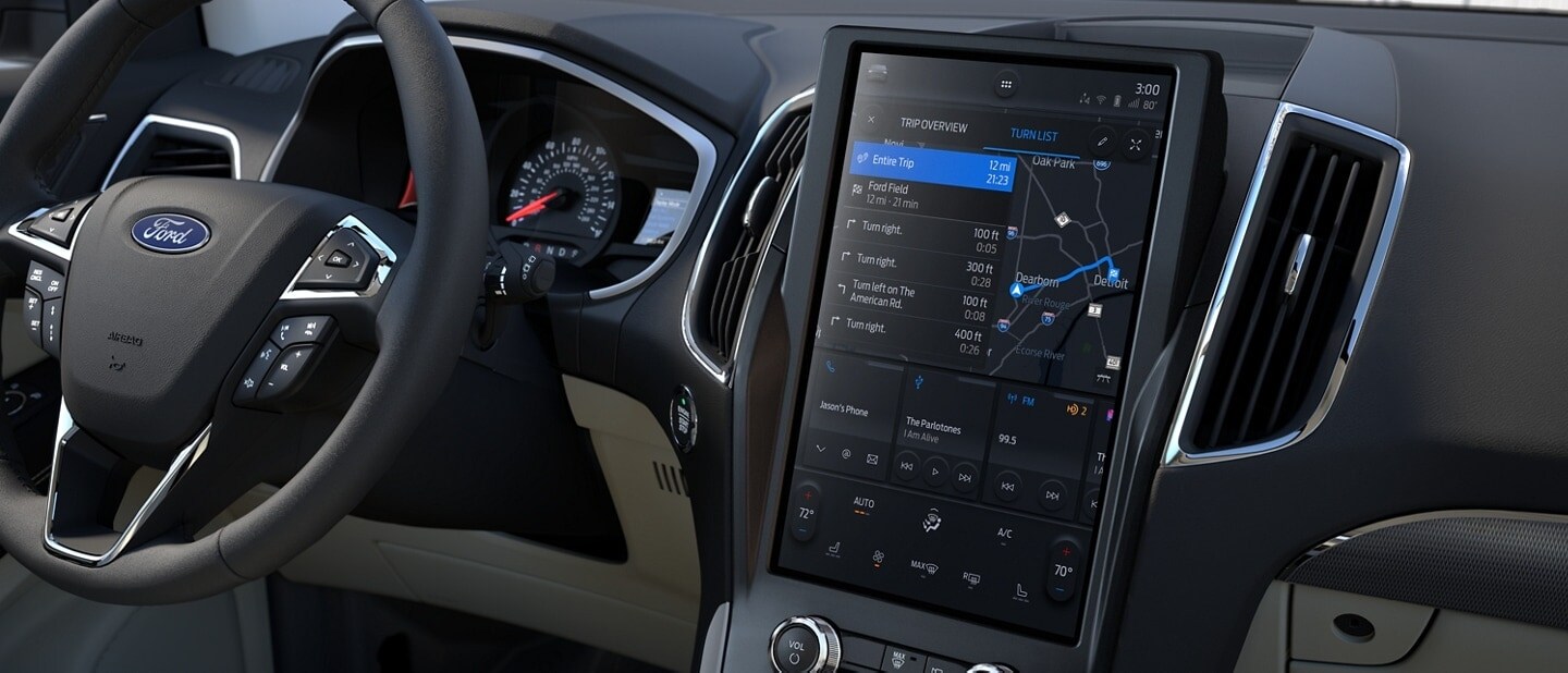 2023 Ford Edge 12-inch touchscreen display