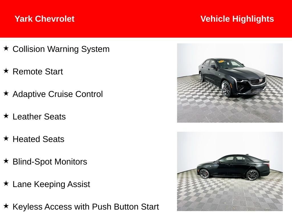 Used 2022 CADILLAC CT4 Sport Sedan