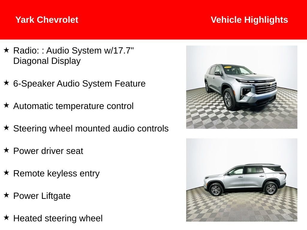 Used 2025 Chevrolet Traverse LT SUV