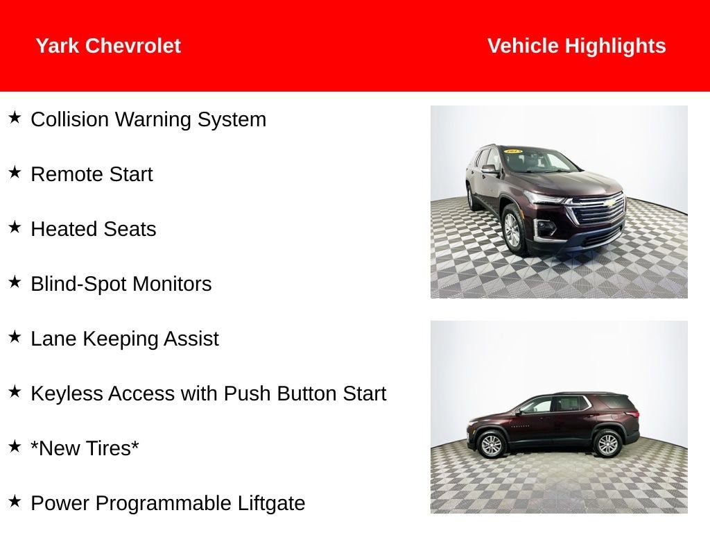 Used 2023 Chevrolet Traverse LT Cloth SUV