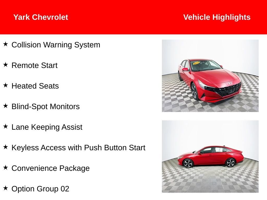 Used 2023 Hyundai Elantra SEL Sedan