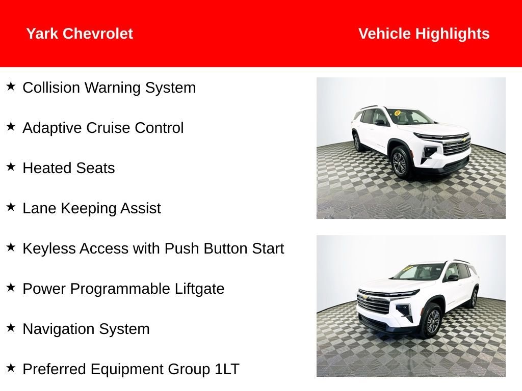 Used 2025 Chevrolet Traverse LT SUV