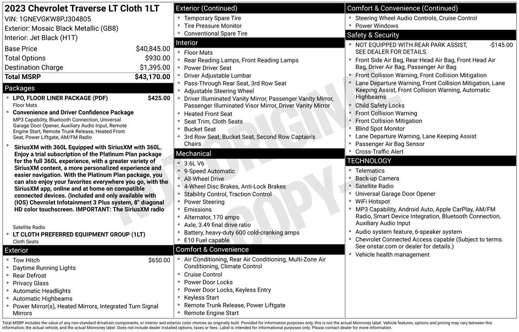 2023 Chevrolet Traverse 1LT - Photo 41
