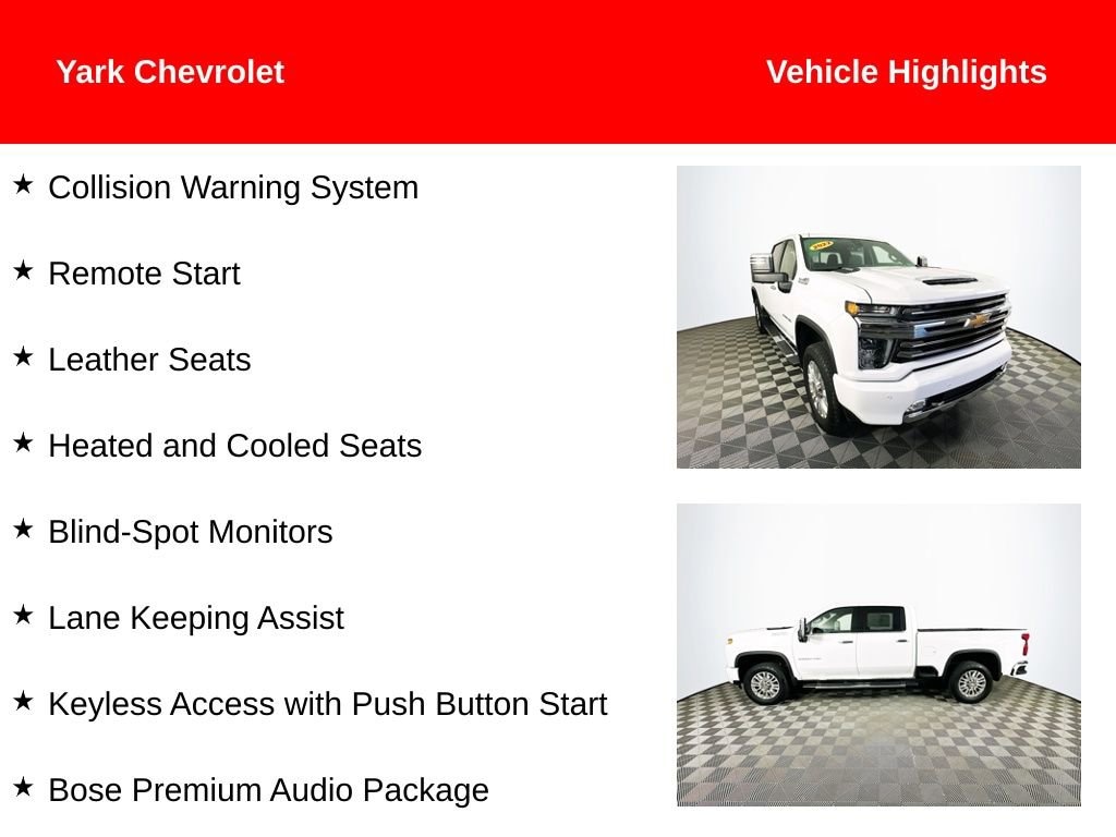 Used 2022 Chevrolet Silverado 2500 HD High Country Truck Crew Cab