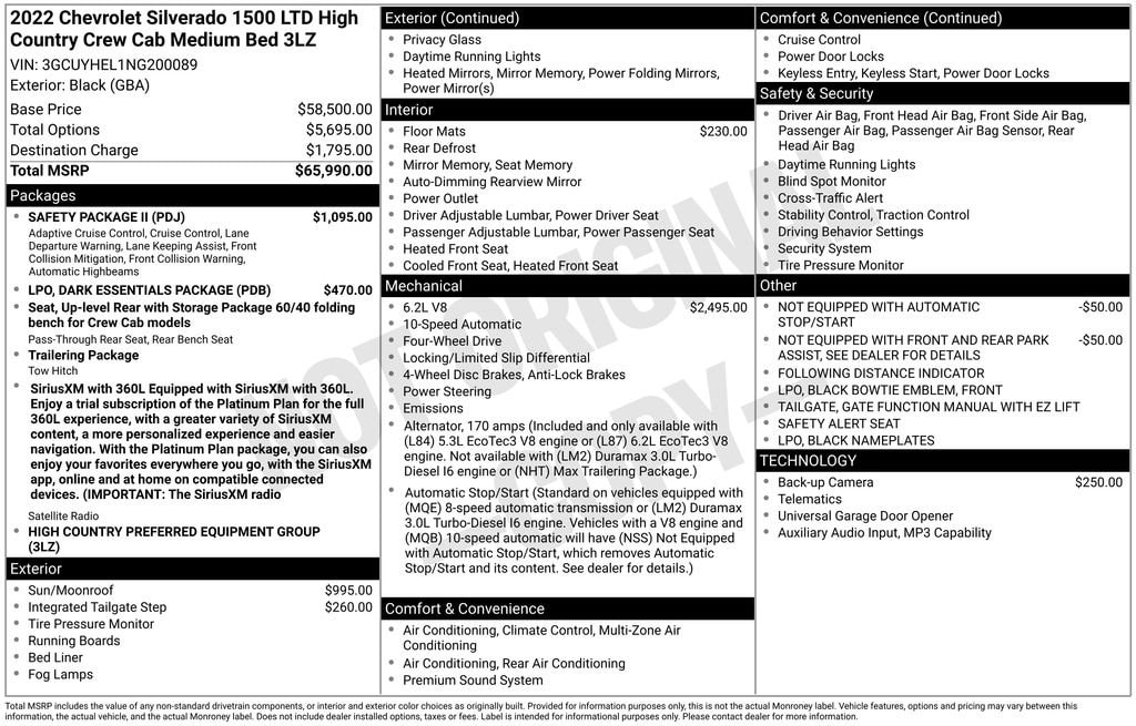 2022 Chevrolet Silverado 1500 Limited High Country - Photo 41
