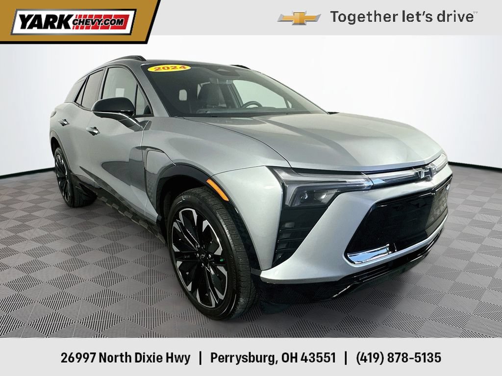 Used 2024 Chevrolet Blazer EV RS with VIN 3GNKDCRJ1RS216821 for sale in Perrysburg, OH