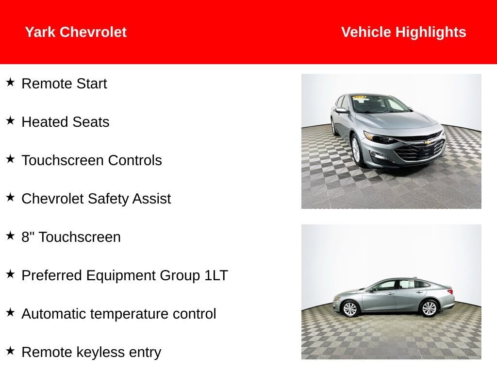 Used 2024 Chevrolet Malibu 1LT Sedan