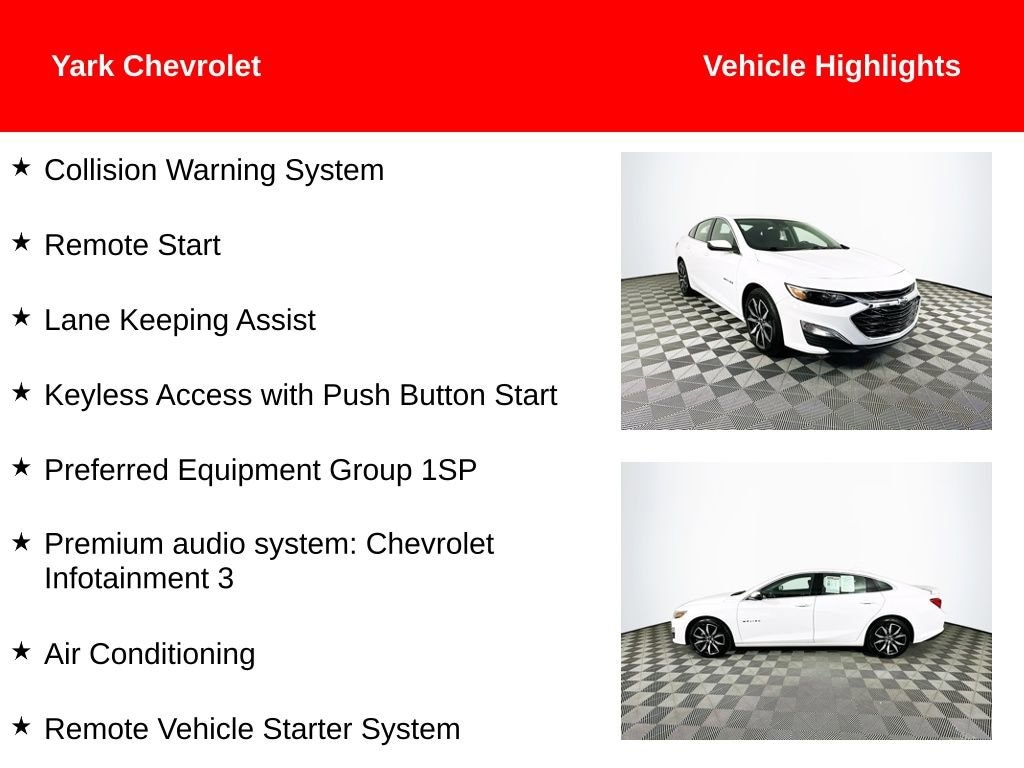 Used 2023 Chevrolet Malibu RS Car